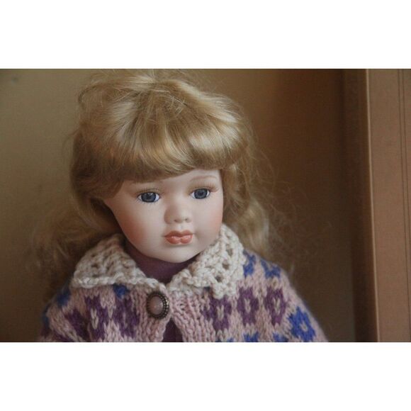 porcelain doll boyd elizabeth going to grandma goin dollstone as is 1998 girl - Picture 2 of 9